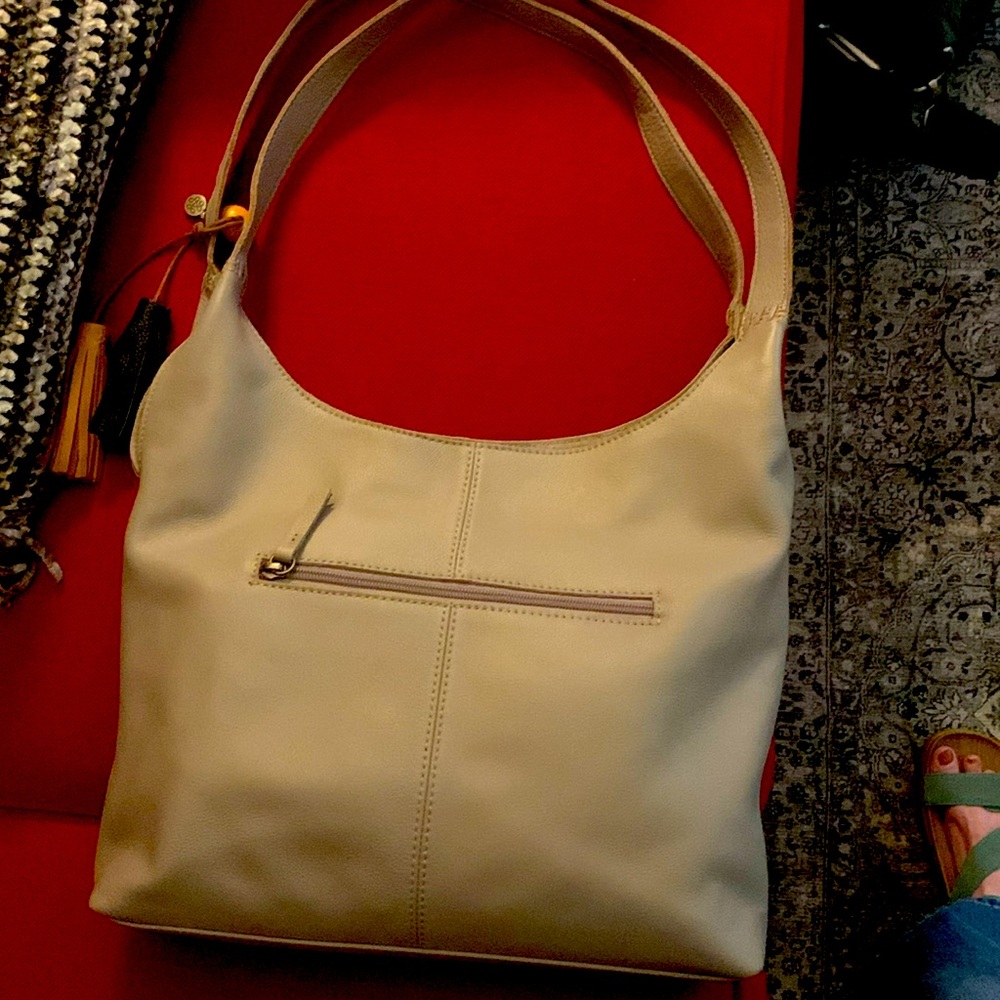 The Sak Huntley Hobo gray purse excellent used condition  13” x 11” x 3”